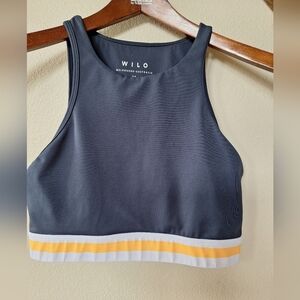Wilo the label Womens Navy Sports Bra. Size M